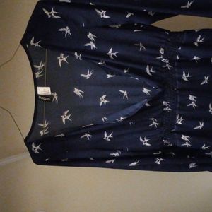 Divided Button Front Dress